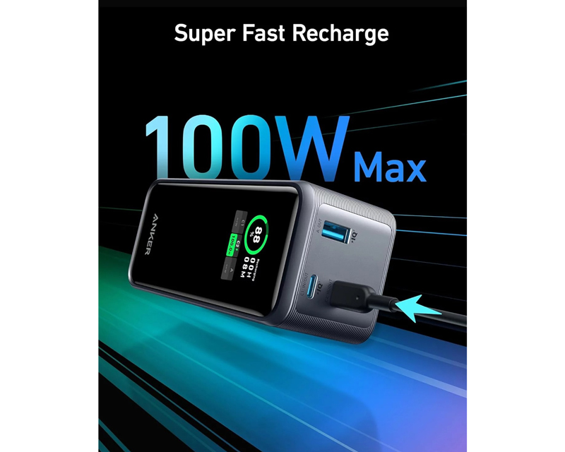 Prime Power Bank za laptop crni