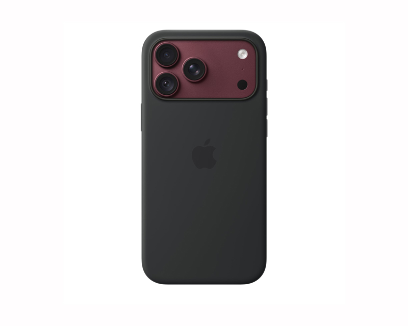 iPhone 18 Pro Max Silicone Case with MagSafe - Black (mk954zm/a)