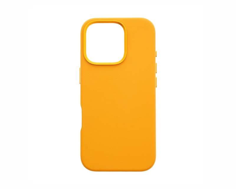 Dviced Leather case with magsafe for iPhone 16 Pro - Orange (DV512009)