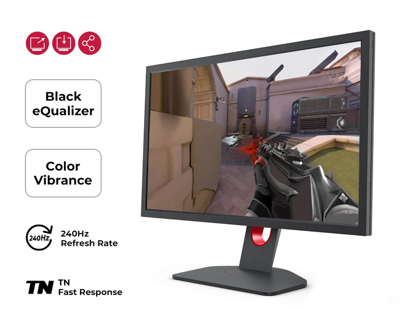 24.5 inča Zowie XL2540K FHD 1920x1080 TN 240 Hz gaming monitor