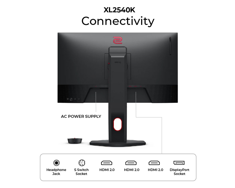 24.5 inča Zowie XL2540K FHD 1920x1080 TN 240 Hz gaming monitor