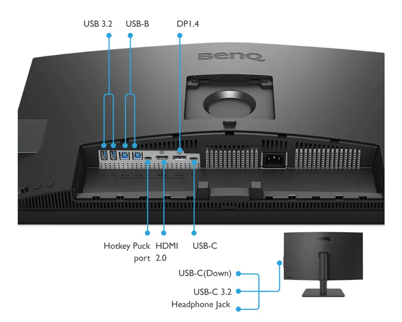 27 inča PD2705U 4K 3840x2160 IPS USB-C 65W dizajnerski monitor