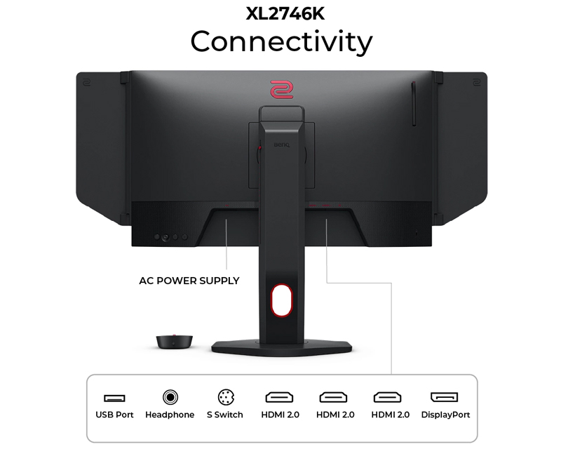 27 inča Zowie XL2746K FHD 1920x1080 240 Hz gaming monitor