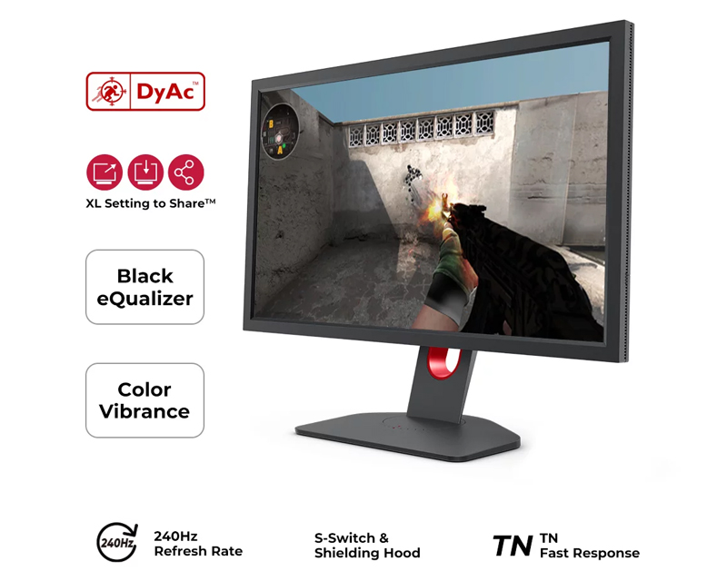 27 inča Zowie XL2746K FHD 1920x1080 240 Hz gaming monitor