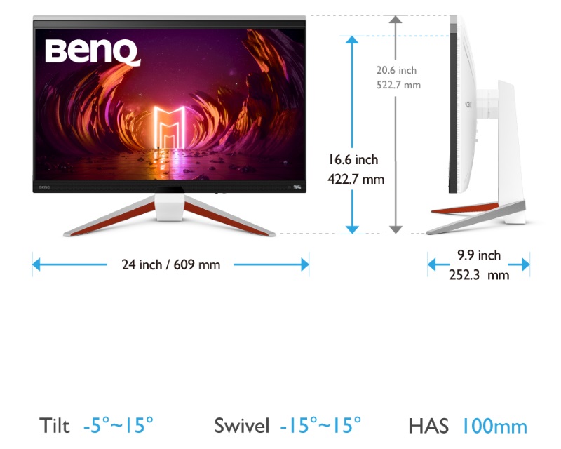 BenQ Gaming monitor MOBIUZ EX2710U IPS 27"