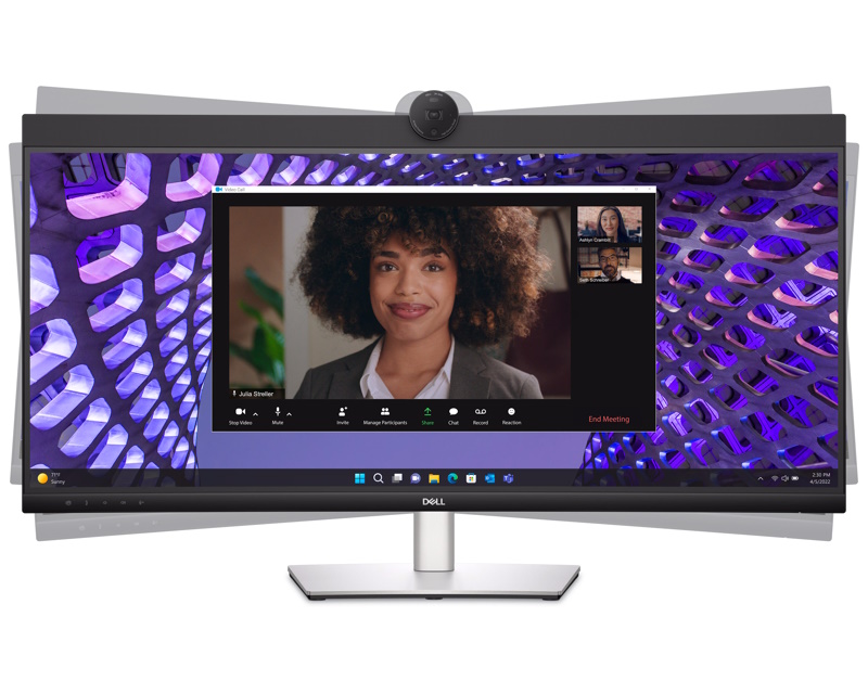Dell Zakrivljeni video konferenscijski monitor P3424WEB IPS 34"