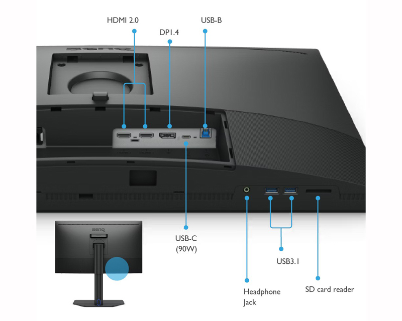 27 inča SW272U UHD 3840x2160 IPS USB-C 90W dizajnerski monitor