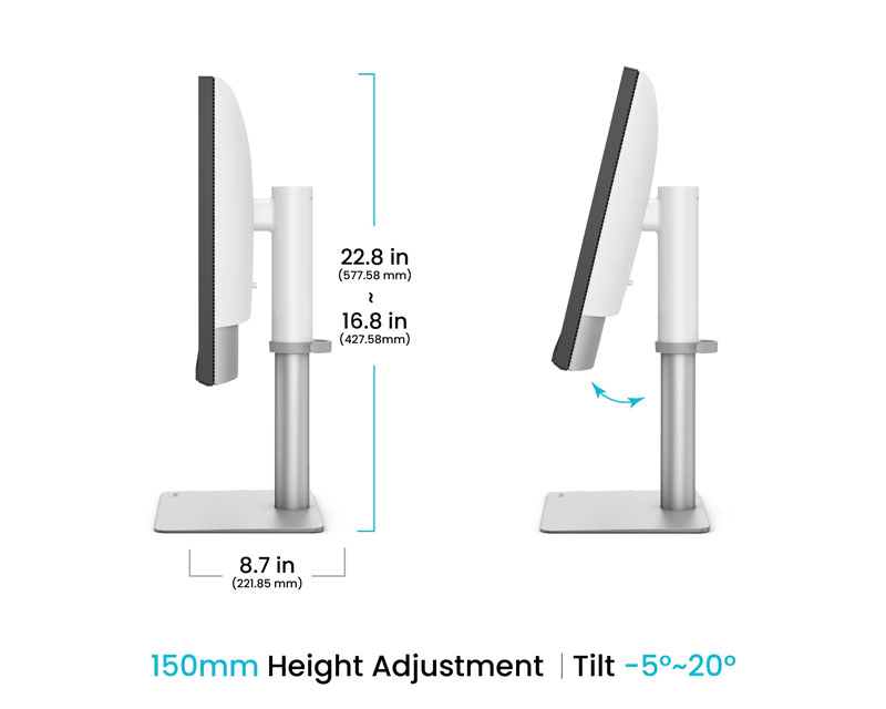 27 inča PD2730S 5K 5120x2880 IPS Thunderbolt 4 profesionalni monitor beli