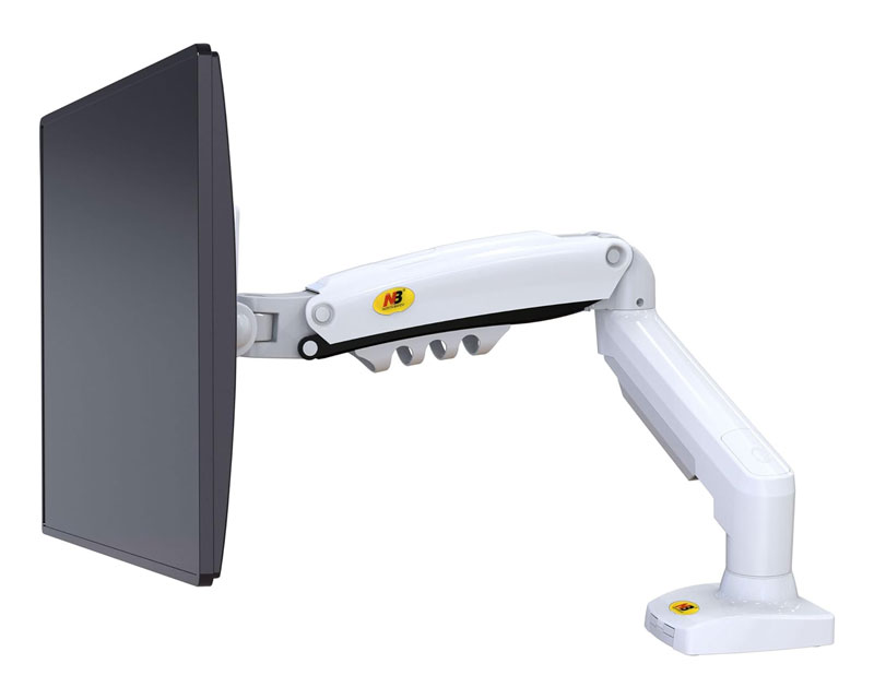 F80-XE stoni nosač za monitor beli 17-30 inča