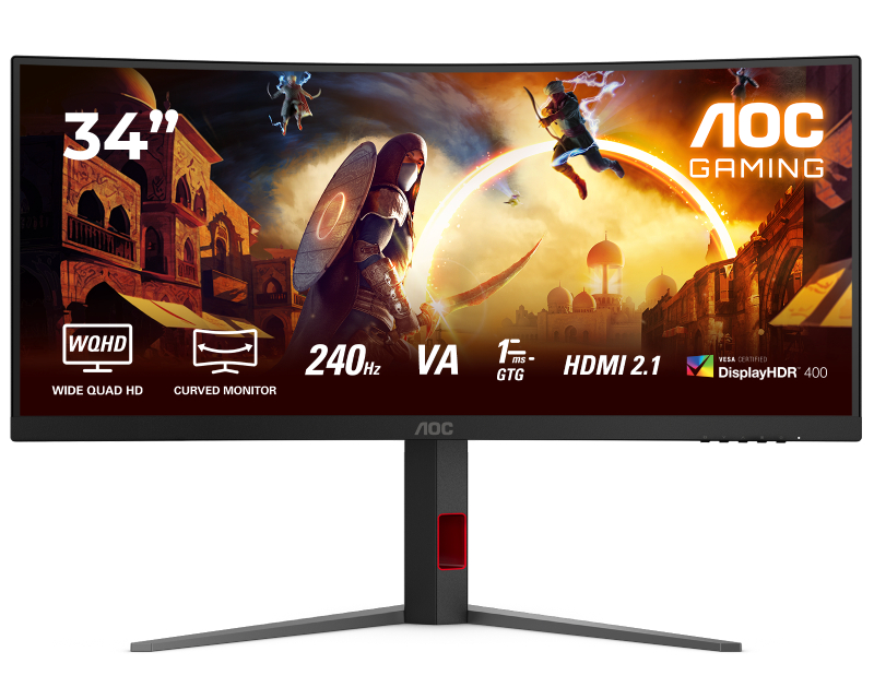 34 inča CU34G4Z WQHD 3440x1440 Fast VA 240 Hz zakrivljeni gaming monitor