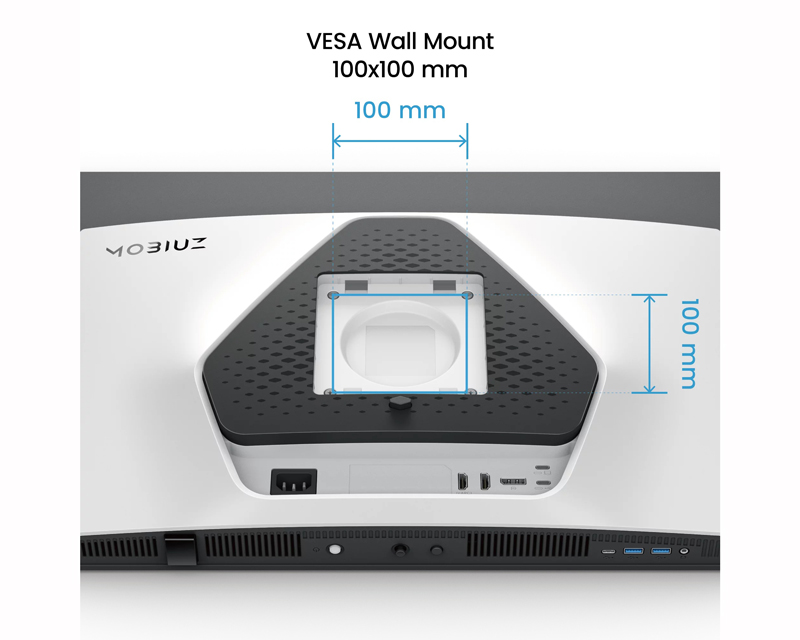 32 inča Mobiuz EX321UZ 4K 3840x2160 QD-OLED 240 Hz USB-C 90W gaming monitor beli