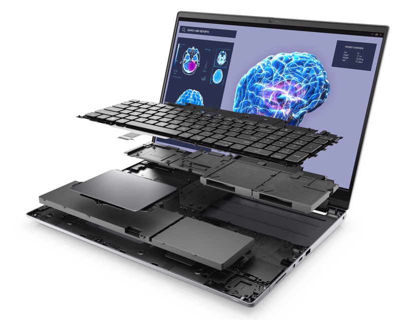 Precision M7680 16 inch FHD+ 500nits i7-13850HX 32GB 1TB SSD RTX 3500 12GB Backlit FP SC Win11Pro 3yr ProSupport laptop