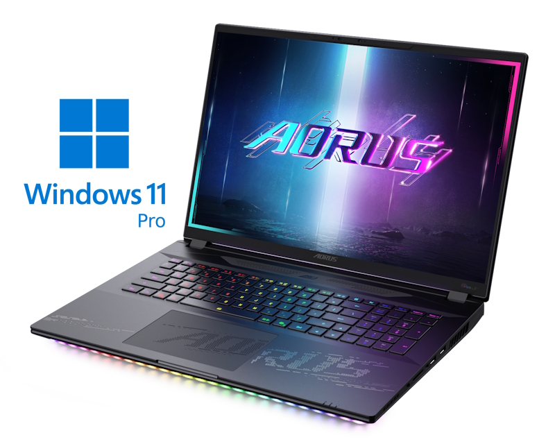 GIGABYTE AORUS MASTER 18 BYH 18 inch QHD+ 240Hz 1200nits Core Ultra 9 275HX 64GB 2TB SSD GeForce RTX 5080 16GB RGB Backlit Win11Pro gaming laptop 