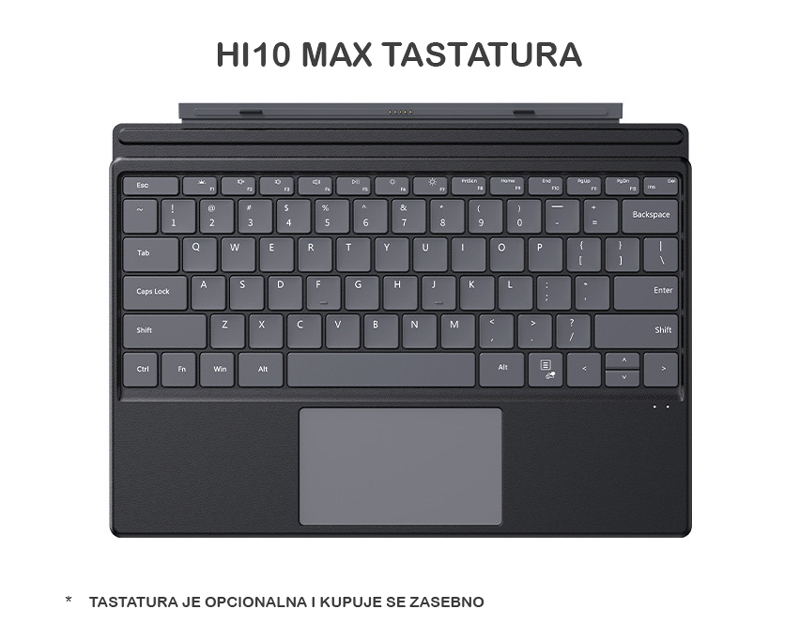 Hi10 Max 12.9 inča (Intel N150, 12GB, 512GB SSD, Win 11 Home) tablet