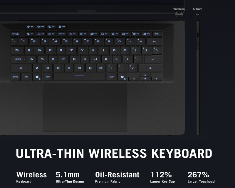 ROG Zephyrus Duo 16 GX651AX-SR103X (16 inča 3K, Ultra 9 386H, 64GB, 2TB SSD, GeForce RTX 5090, Win11 Pro) laptop