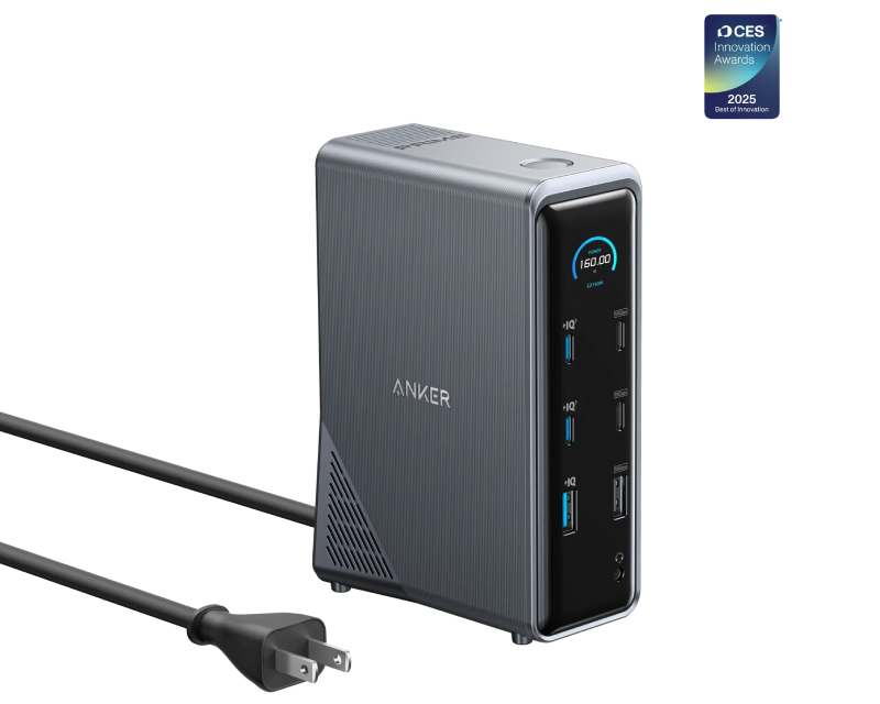 Prime Docking Stanica Dual Display siva