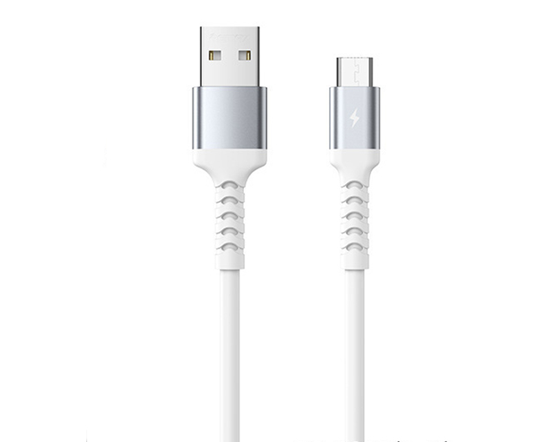RC-C008 Micro USB Kabl 2.4A 1m beli