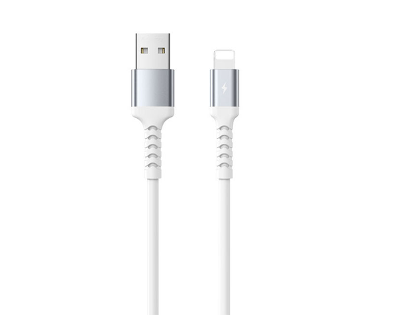 RC-C008 iPhone USB Kabl 2.4A 1m beli