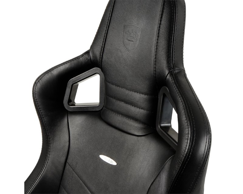 EPIC Real Leather Gaming stolica crna