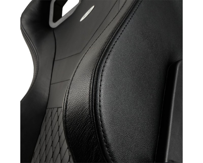 EPIC Real Leather Gaming stolica crna