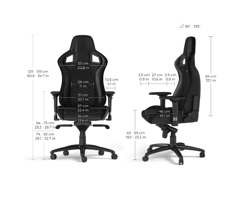 EPIC Gaming stolica crna