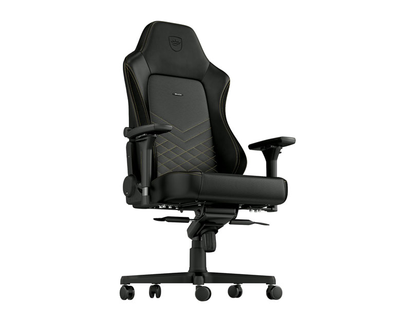 Noblechairs HERO gejmerska stolica crno-zlatna