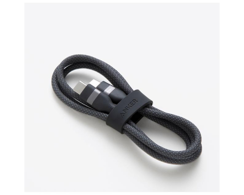 USB tip-C kabl M/M 0.9m, za Super brzo punjenje 240W/480Mbps, pleteni, crni
