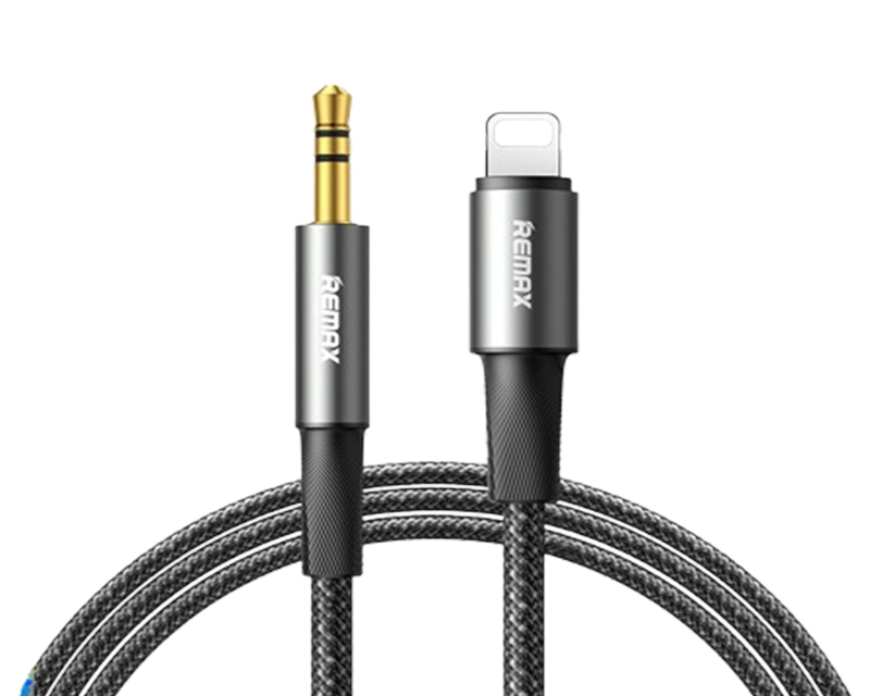 Audio kabl CB08i Lightning na 3.5mm stereo crni