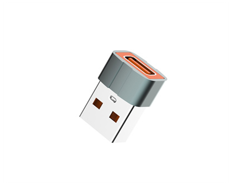 LC150 Adapter USB (M) - USB  Tip C (F) sivi