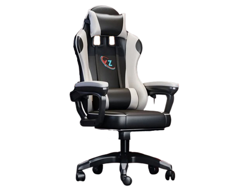 FT-055 Gaming dečija stolica crno-bela