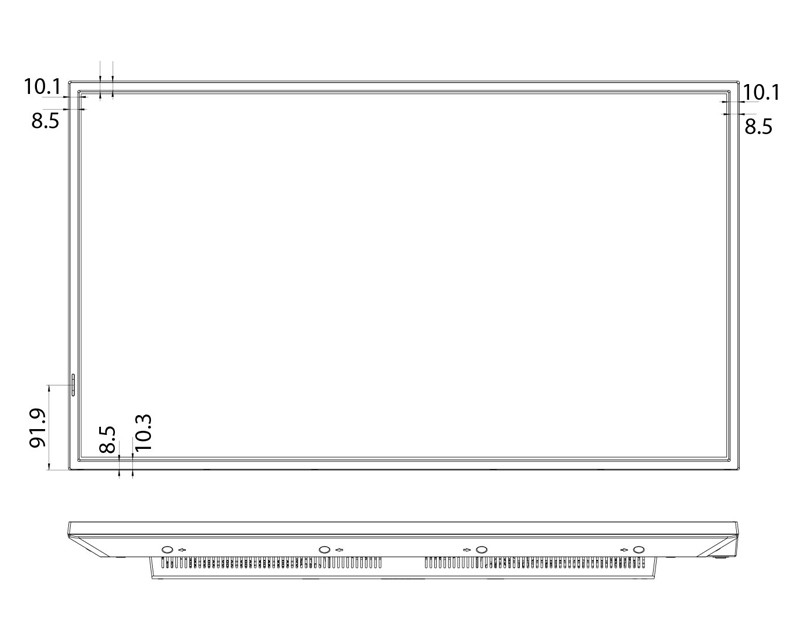32 inča 32DM66D FHD 500 nita Digital Signage Display - 24/7 Operation outlet