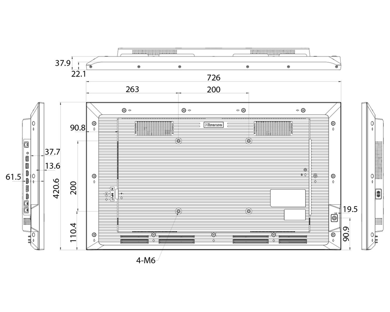 32 inča 32DM66D FHD 500 nita Digital Signage Display - 24/7 Operation outlet