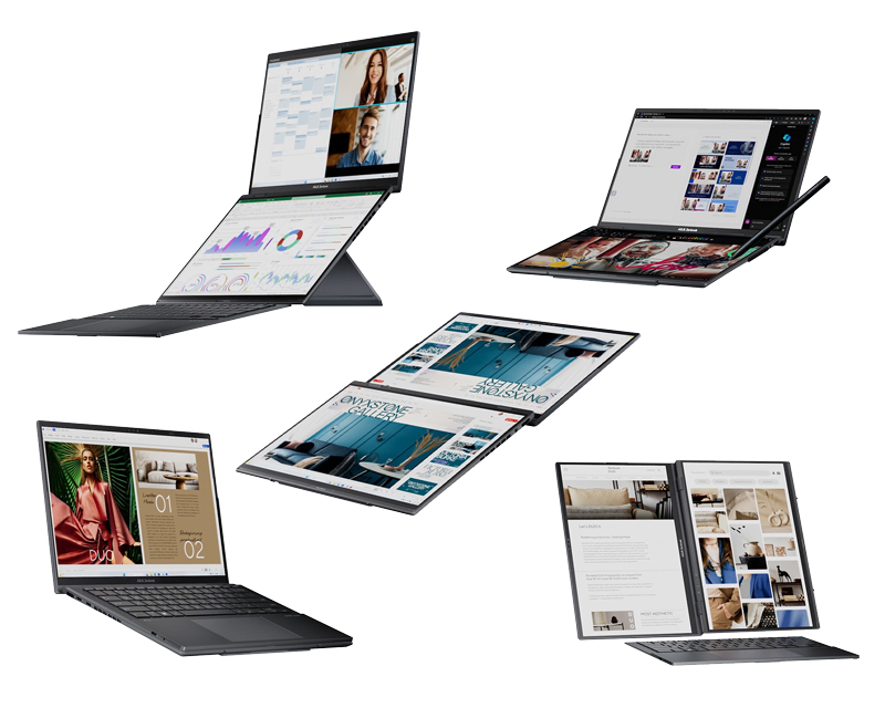 Zenbook 14 DUO OLED UX8406CA-PZ042X (14 inča 3K OLED, Ultra 9 285H, 32GB, SSD 2TB, Win11 Pro) laptop outlet