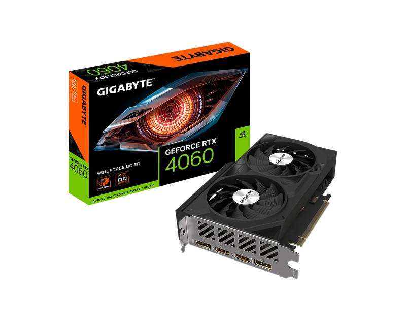 nVidia GeForce RTX 4060 8GB 128 bit GV-N4060WF2OC-8GD outlet