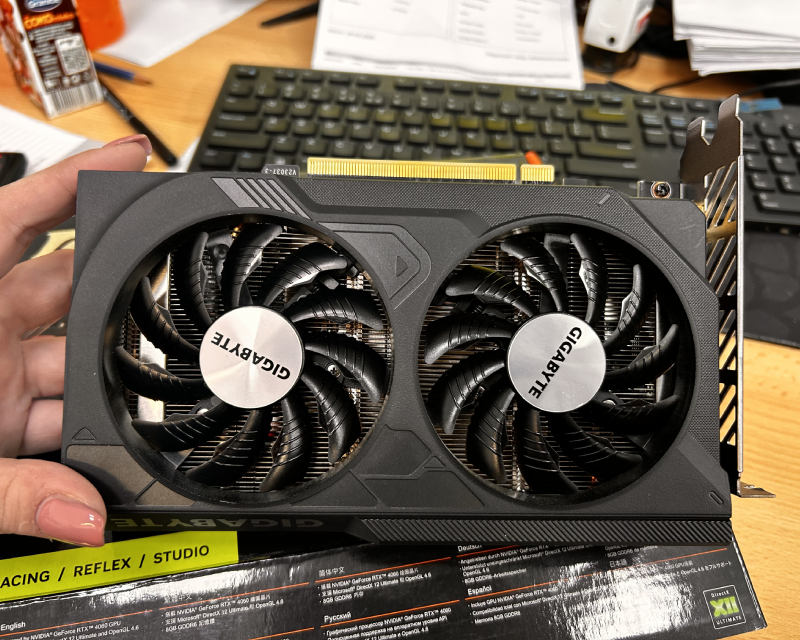 nVidia GeForce RTX 4060 8GB 128 bit GV-N4060WF2OC-8GD outlet