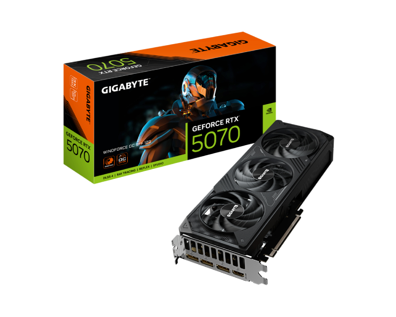 nVidia GeForce RTX 5070 WINDFORCE 12GB 192bit GV-N5070WF3OC-12GD rev. 1.0 outlet