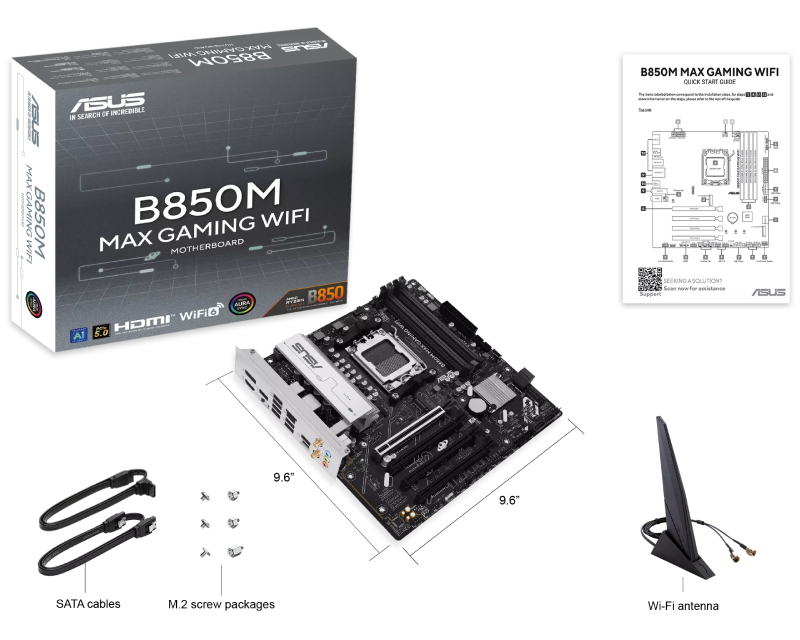 B850M MAX GAMING WIFI matična ploča