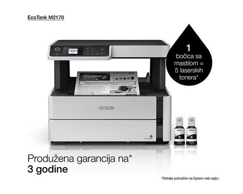 M2170 EcoTank ITS multifunkcijski inkjet crno-beli štampač