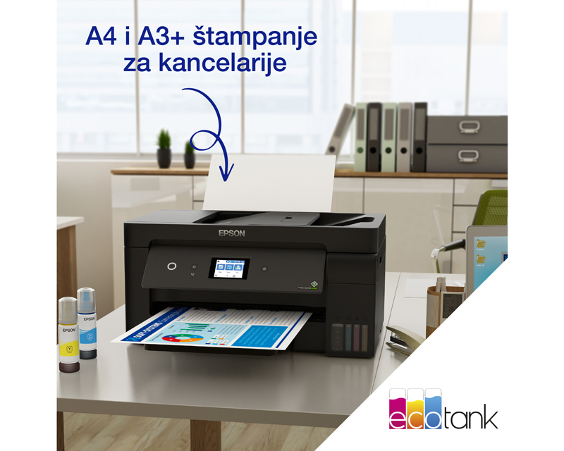 L14150 A3+ EcoTank ITS (4 boje) multifunkcijski inkjet štampač
