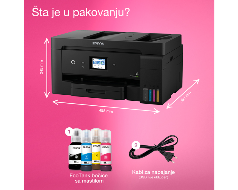 L14150 A3+ EcoTank ITS (4 boje) multifunkcijski inkjet štampač