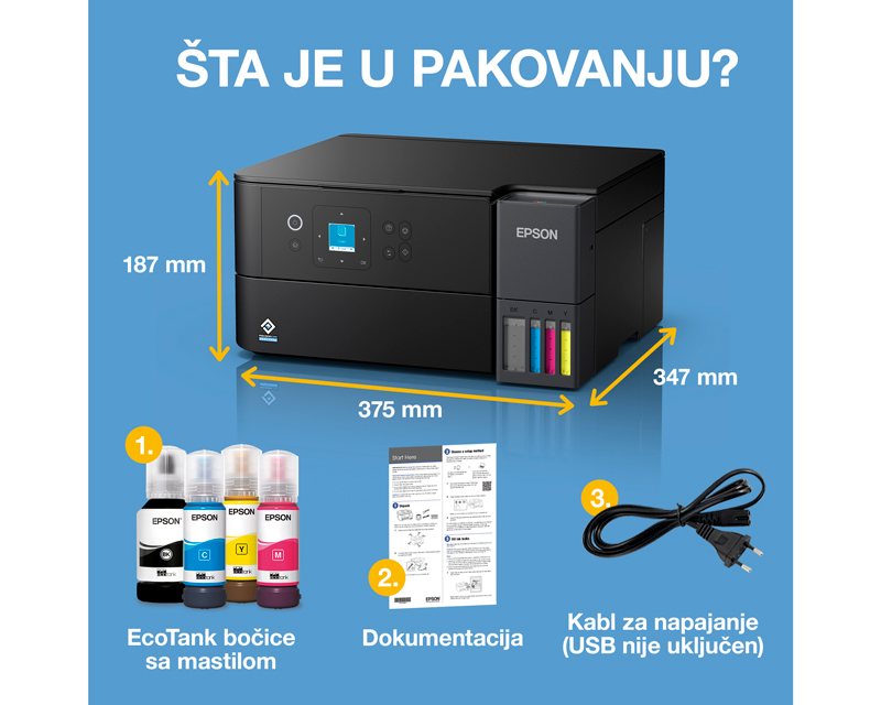 L4360 EcoTank ITS wireless multifunkcijski inkjet štampač