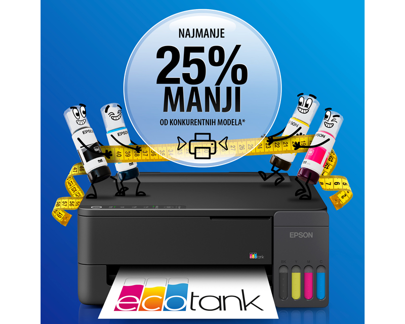 L1350 EcoTank ITS wireless (4 boje) inkjet štampač