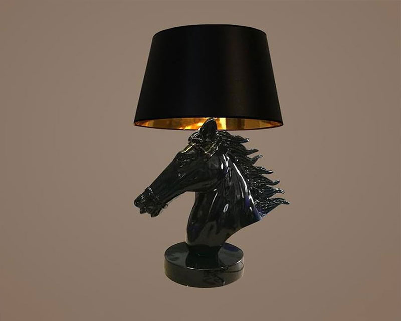 L3 dekorativna stona lampa crna