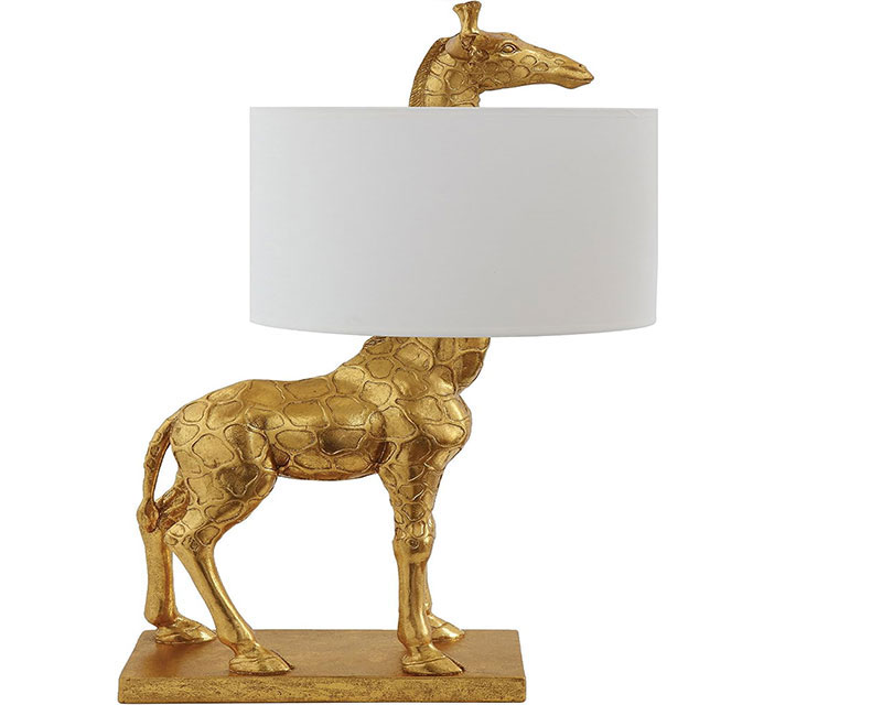 L6 dekorativna stona lampa zlatna