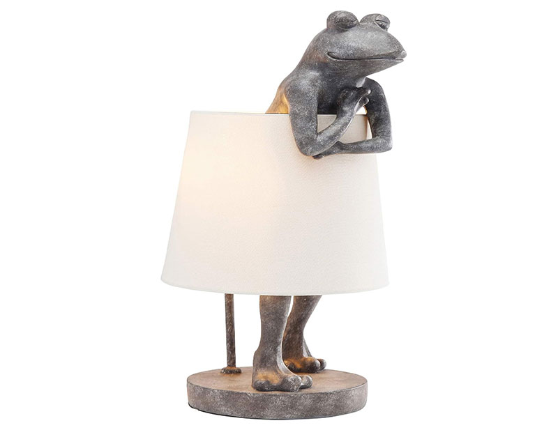 L7 dekorativna stona lampa siva