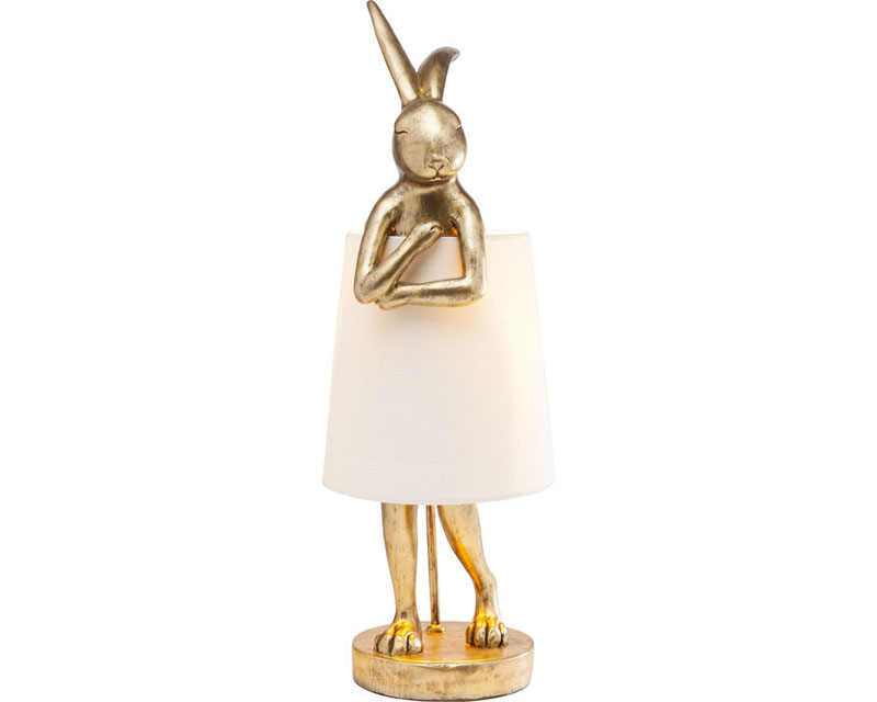 L8 dekorativna stona lampa bela