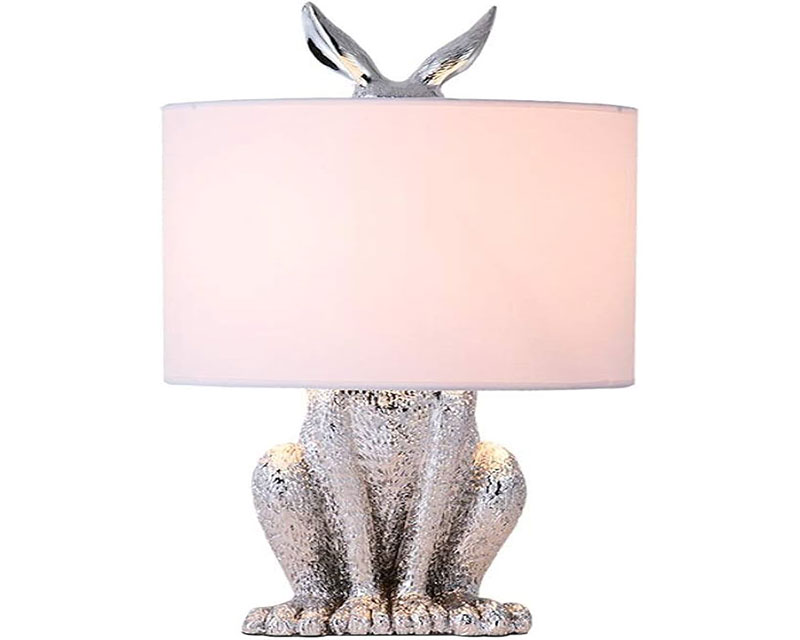 L10 dekorativna stona lampa siva