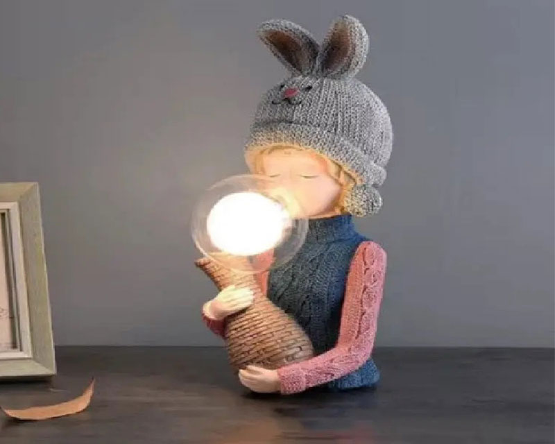 L16 dekorativna stona lampa bordo