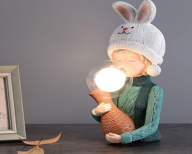 L16 dekorativna stona lampa zelena