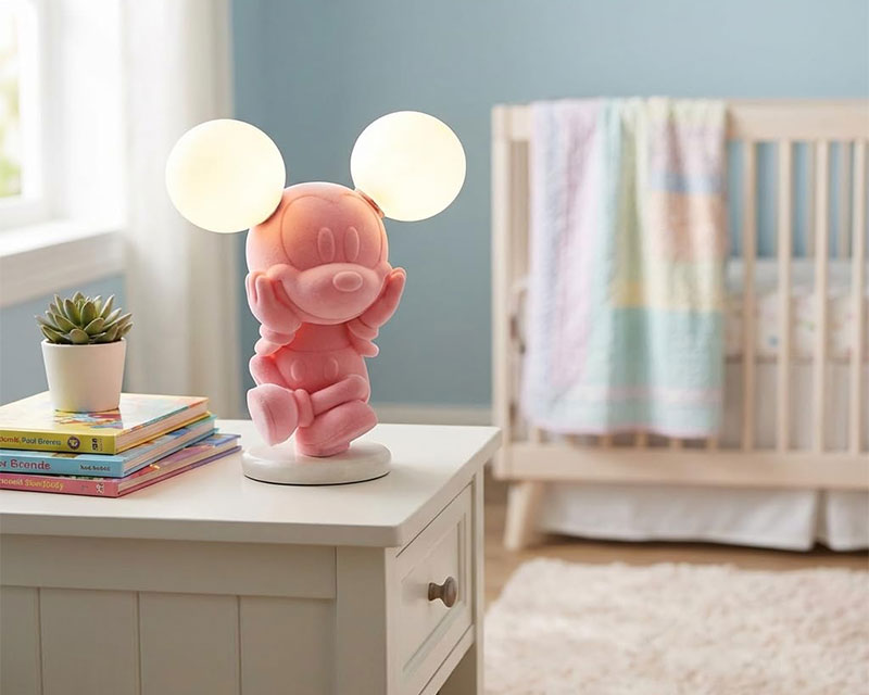 L18 dekorativna stona lampa roze